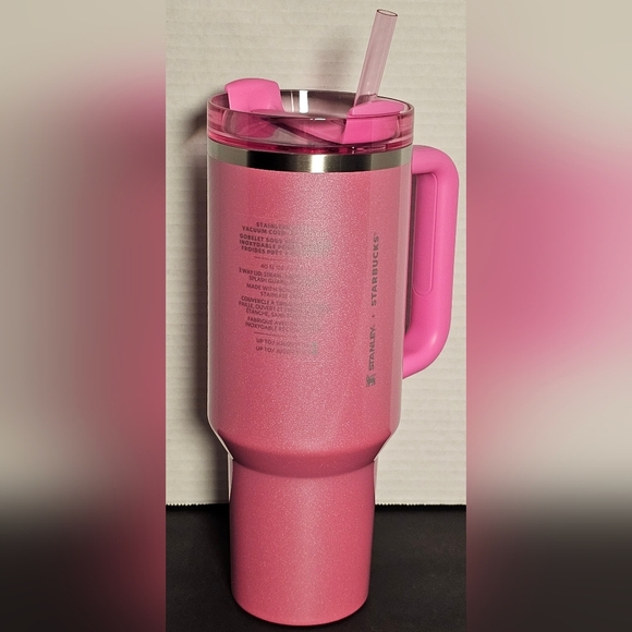 STARBUCKS x STANLEY 2024 -  PINK 40 OZ LIMITED EDITION 🎯 Exclusive - Picture 1 of 8